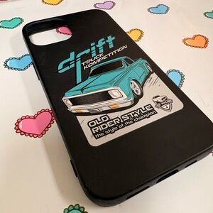 Drift truck iPhone 14 case.